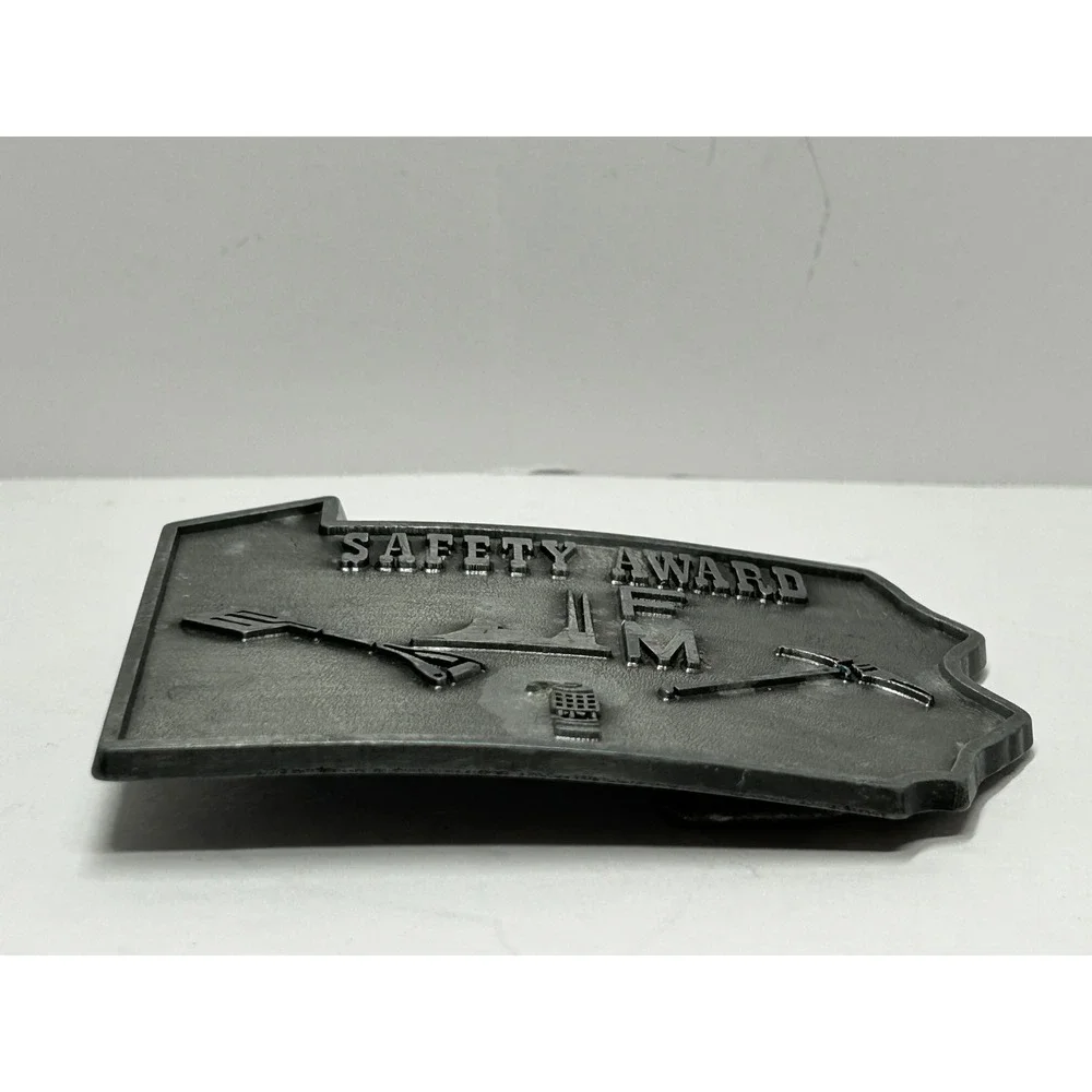 Pennsylvania State‎ Shape Safety Award Belt Buckle Industrial Mining